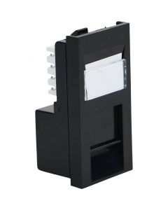 EXL CAT6 UTP L/P MODULE BLACK