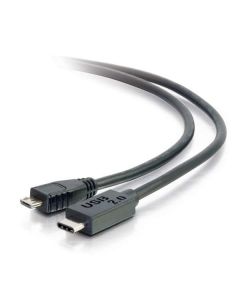 C2G 4m USB 2.0 USB Type C to USB Micro B Cable M/M - USB C Cable Black
