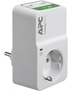 APC PM1WU2-GR surge protector White 1 AC outlet(s) 230 V