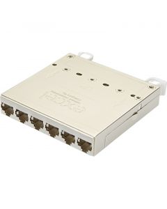 EXL CAT6 6 PORT SCREENED MOD