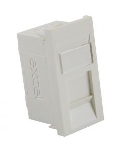EXL C5E UTP EURO MODULE WH