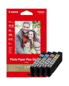 Canon CLI-581XL BK/C/M/Y High Yield Ink Cartridge + Photo Paper Value Pack
