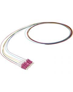 EXL OM4 LC P/TAIL 1M 12 COL PK