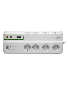 APC PMF83VT-GR surge protector White 8 AC outlet(s) 230 V 3 m