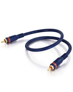 C2G 2m Velocity Digital Audio Coax Cable composite video cable RCA Black