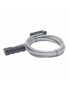 APC 15ft Cat5e UTP, 6x RJ-45 - 6x RJ-45 networking cable Grey 4.57 m U/UTP (UTP)