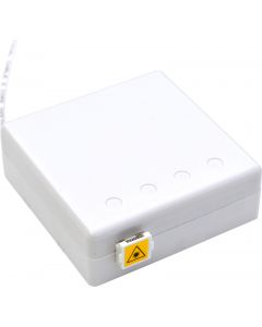 FTTH 1F SCA OUTLET WT ADAPTOR