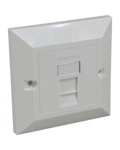 EXL C5E UTP SINGLE BVLD FP WH