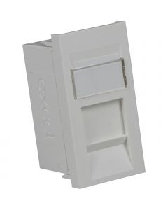 EXL CAT6 RJ45 UTP MODULE WH