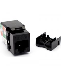 EXL C5E 90D UNSCRN KEY/JACK BK
