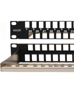48 PORT 1U KEYSTONE P/P UTP