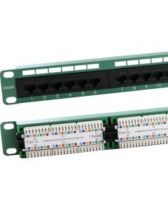 EXL C5E 1U 24PT UTP P/P GN