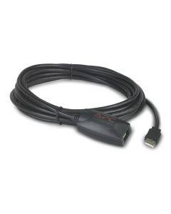 APC NetBotz USB Latching Repeater Cable, LSZH - 5m USB cable 5.00 m USB A Black