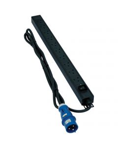 EXL 6W UNSWITCHED HORZ PDU 32A