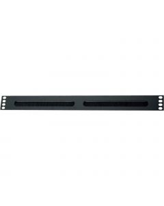 EXL 1U LETTERBOX PLATE BLACK