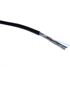 4PR T/PHONE CBL LSF BK RL100M