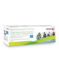 Xerox Cyan toner cartridge. Equivalent to HP CB541A. Compatible with HP Colour LaserJet CM1312 MFP, Colour LaserJet CM1525, Colour LaserJetCP1515N, Colour LaserJetCP1518N