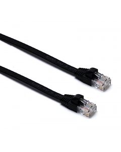 EXCEL CAT6 UTP FLAT BLK PK10