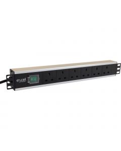 EXCEL POWER STRIP 6 WY HORIZ
