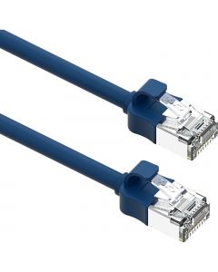CAT6A MINI P/LEAD 0.5M BU X10