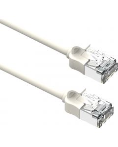 CAT6A MINI P/LEAD 0.5M WH X10