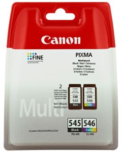 Canon PG-545/CL-546 Multipack ink cartridge 2 pc(s) Original Black, Cyan, Magenta, Yellow