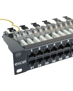EXL 1U 3PR 25PT VOICE PANEL BK