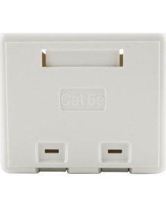 EXL+ 2PT C5E S/MOUNT BOX WHITE