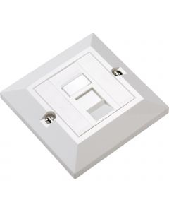 EXL S/G PLATE 1XCAT6 MOD 2QBLK
