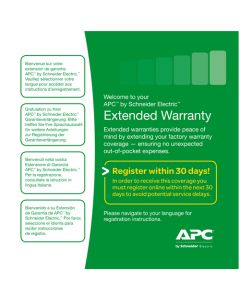 APC WBEXTWAR3YR-SP-01A