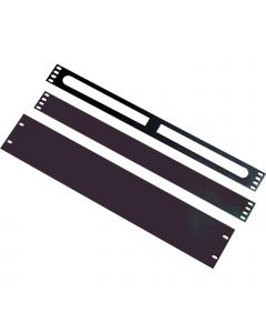 EXL 3U BLANK PLATE BLACK