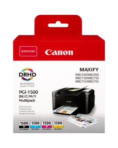 Canon PGI-1500 BK/C/M/Y Ink Cartridge Multi Pack