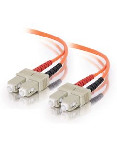 C2G 20m SC/SC fibre optic cable Orange