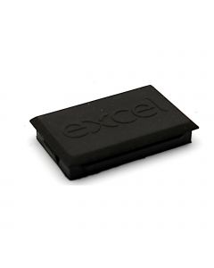 EXL LJ6C BLANK-BLK RUBBER PK10