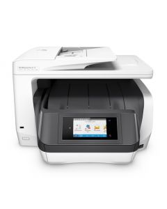 HP OfficeJet Pro 8730 All-in-One Printer, Color, Printer for Home, Print, copy, scan, fax, 50-sheet ADF; Front-facing USB printing; Scan to email/PDF; Two-sided printing