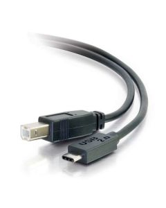 C2G 1m USB 2.0 USB Type C to USB B Cable M/M - USB C Cable Black