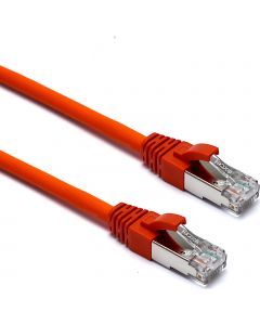 EXCEL CAT6A 0.3M FFTP ORG PK10