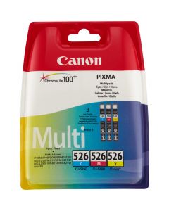 Canon CLI-526 C/M/Y ink cartridge 3 pc(s) Original Cyan, Magenta, Yellow