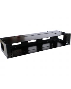 3U HINGED W/MNT FRAME 170MM BK