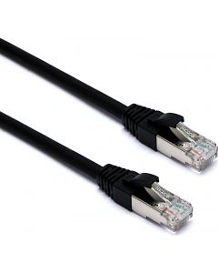 EXCEL CAT6A 1M FFTP LSOH PL BK