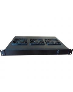 EXL RACK MNTD 3WAY FAN UNIT-BK